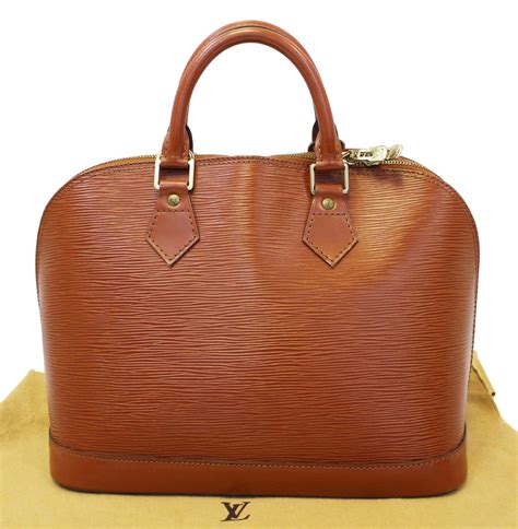 louis vuitton alma pm epi leather